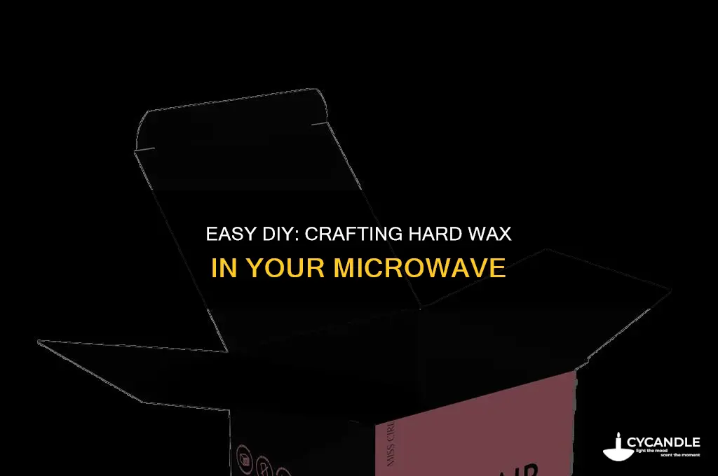 how to make hard wax in microwave