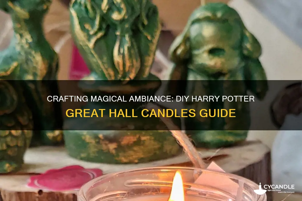 how to make harry potter great hall candles