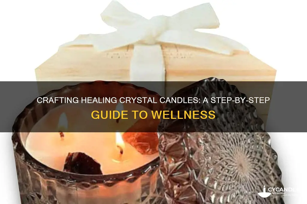 how to make healing crystal candles