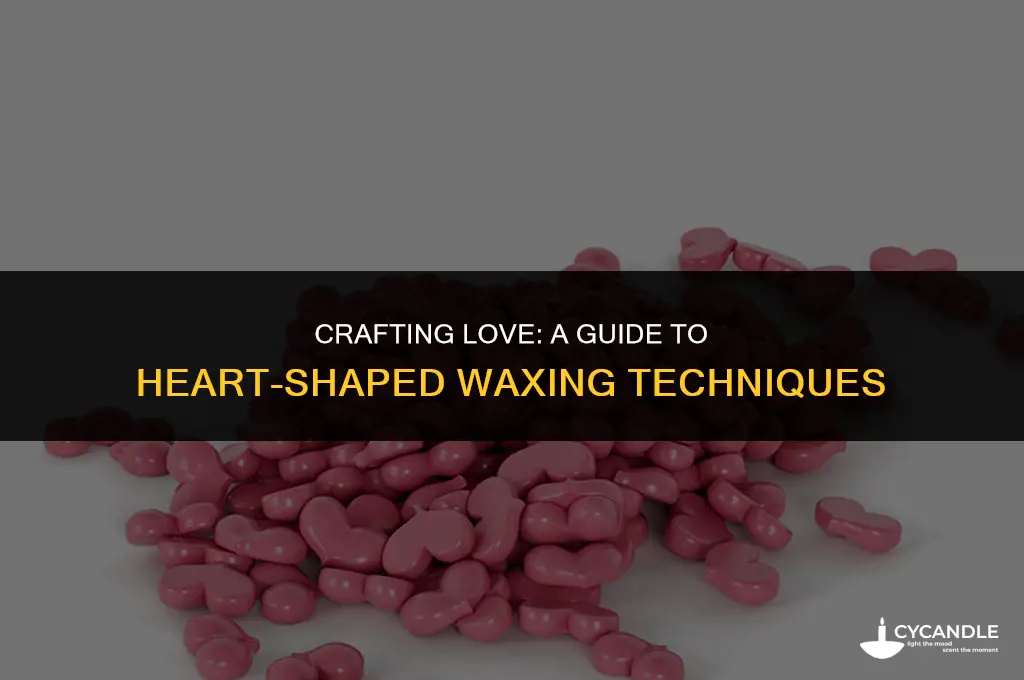 how to make heart shape for waxing