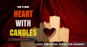 Romantic DIY: Crafting a Heart-Shaped Candle Display for Any Occasion