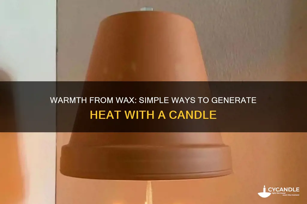 how to make heat from a candle