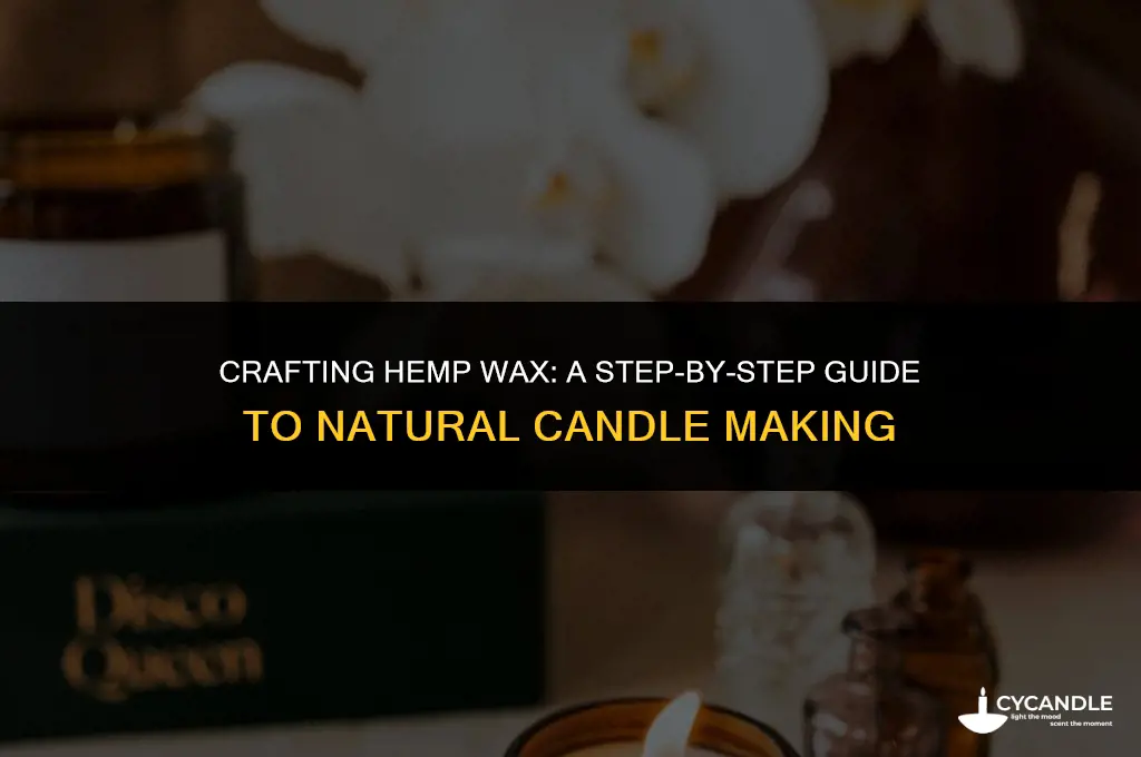 how to make hemp wax