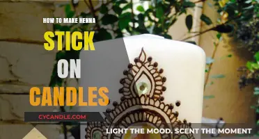Creative Candle Decor: Mastering Henna Adhesion for Stunning Designs