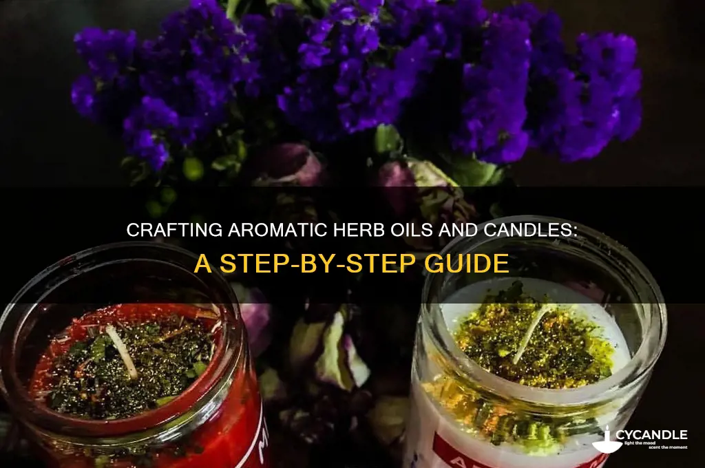 how to make herb oils and candles