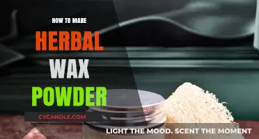 Crafting Natural Herbal Wax Powder: A Simple DIY Guide