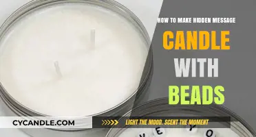 Crafting Secret Bead-Filled Candles: A Hidden Message DIY Guide