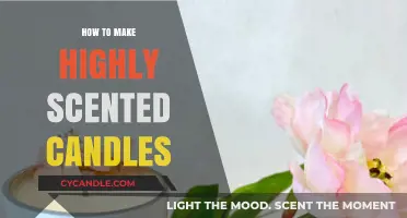 Crafting Aromatic Bliss: A Guide to Making Highly Scented Candles