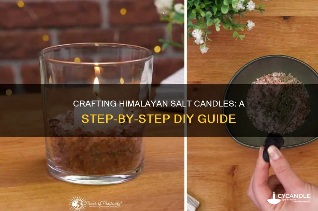 how to make himalayan salt candles