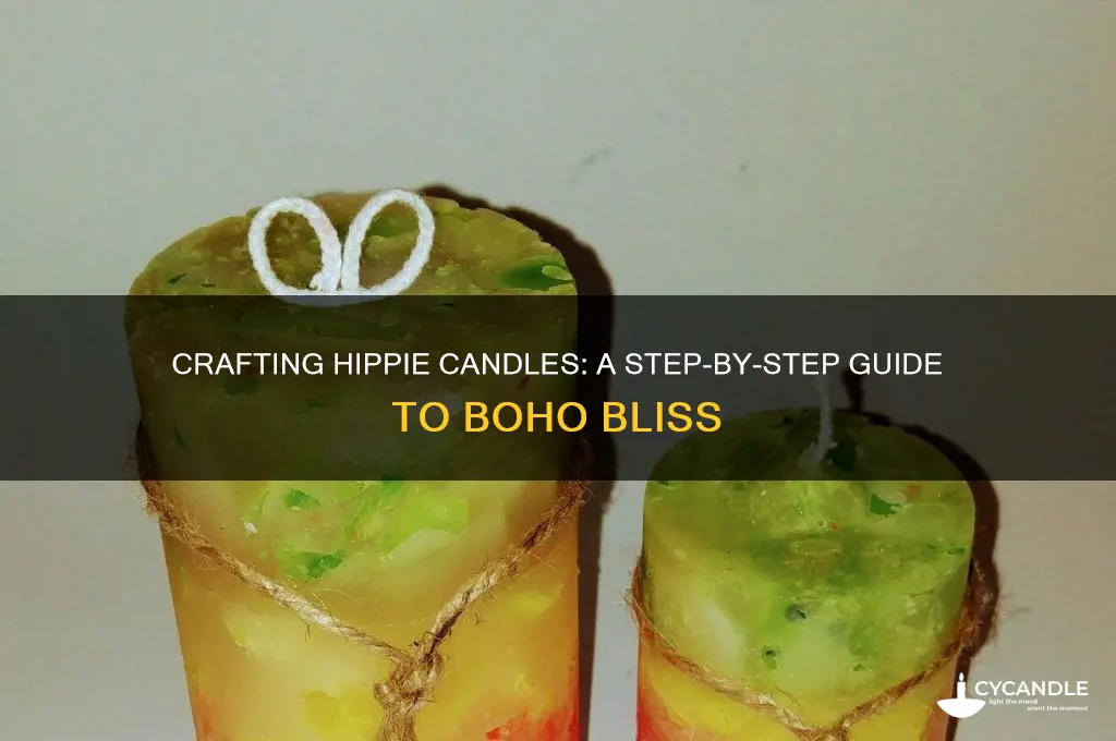how to make hippie candles