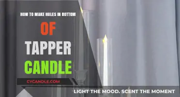 DIY Guide: Creating Holes in Taper Candles for Perfect Drip-Free Burn