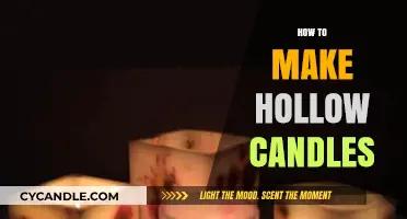 Crafting Hollow Candles: A Step-by-Step DIY Guide for Beginners
