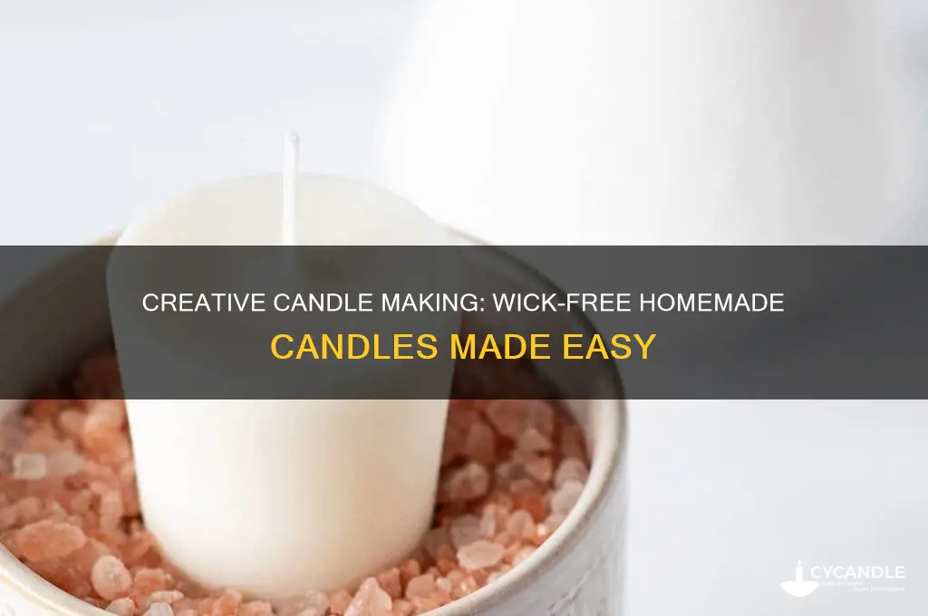 how to make homade candles without wicks