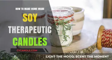 Crafting Soy Therapeutic Candles at Home: A Relaxing DIY Guide