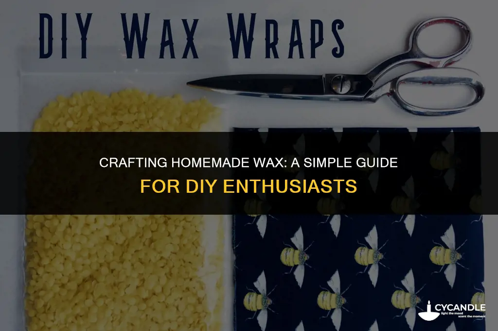 how to make homeade wax