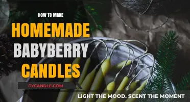 Crafting Homemade Babyberry Candles: A Simple DIY Guide