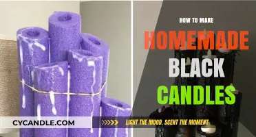 Crafting Homemade Black Candles: Simple DIY Guide for Elegant Decor