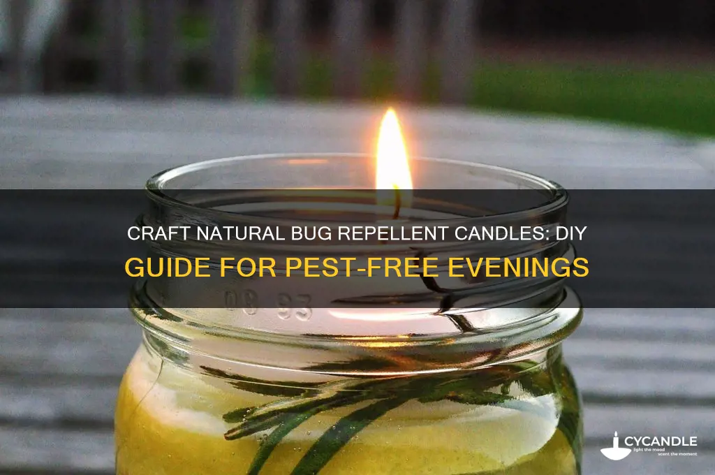 how to make homemade bug repellent candles