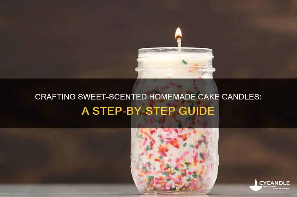 how to make homemade cake candles