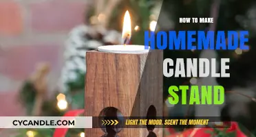 Crafting Your Own Unique Homemade Candle Stand: A DIY Guide