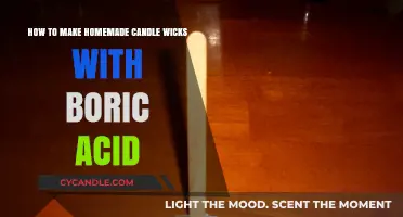 Crafting Homemade Candle Wicks with Boric Acid: A Simple DIY Guide