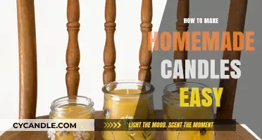 Simple Steps to Crafting Beautiful Homemade Candles Effortlessly
