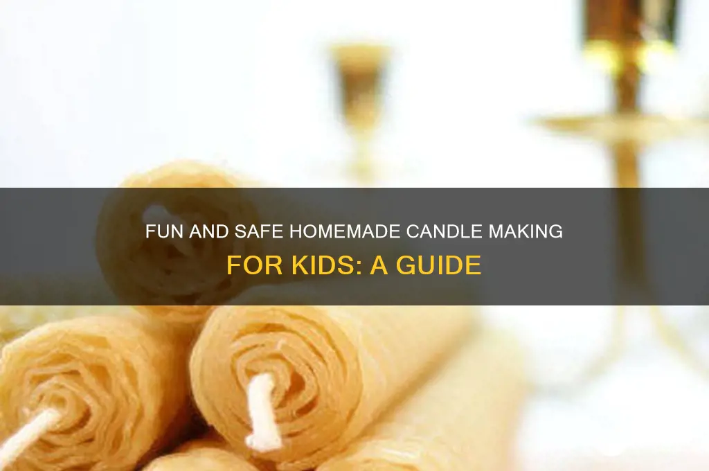 how to make homemade candles for kids