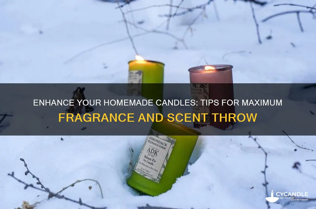 how to make homemade candles more fragrant