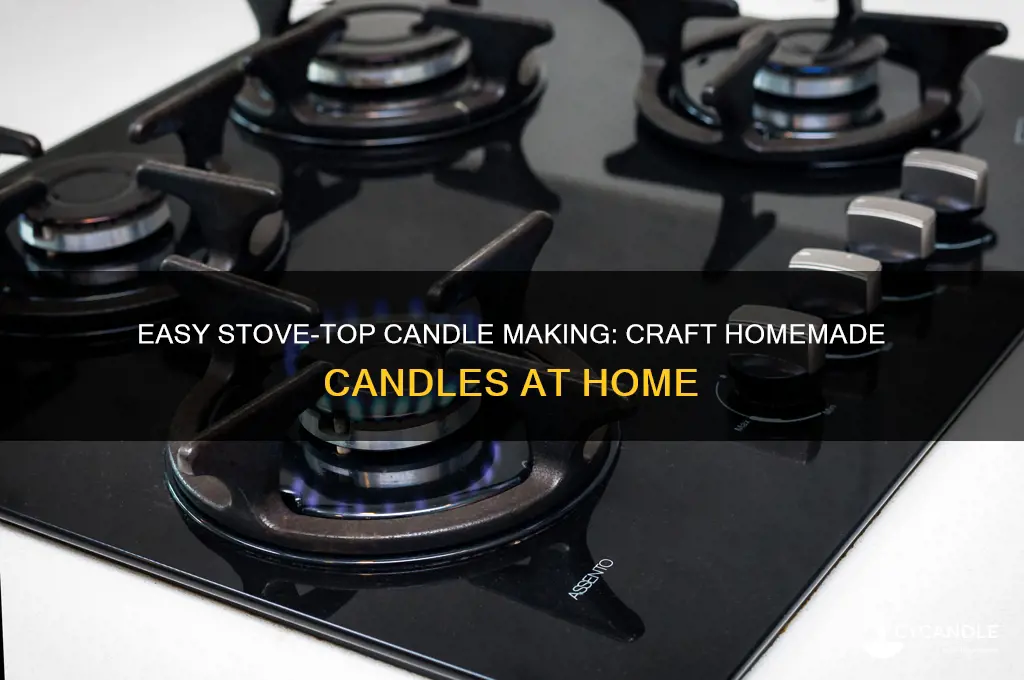 how to make homemade candles on stove