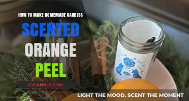 Crafting Citrus Bliss: Homemade Orange Peel Scented Candles Guide