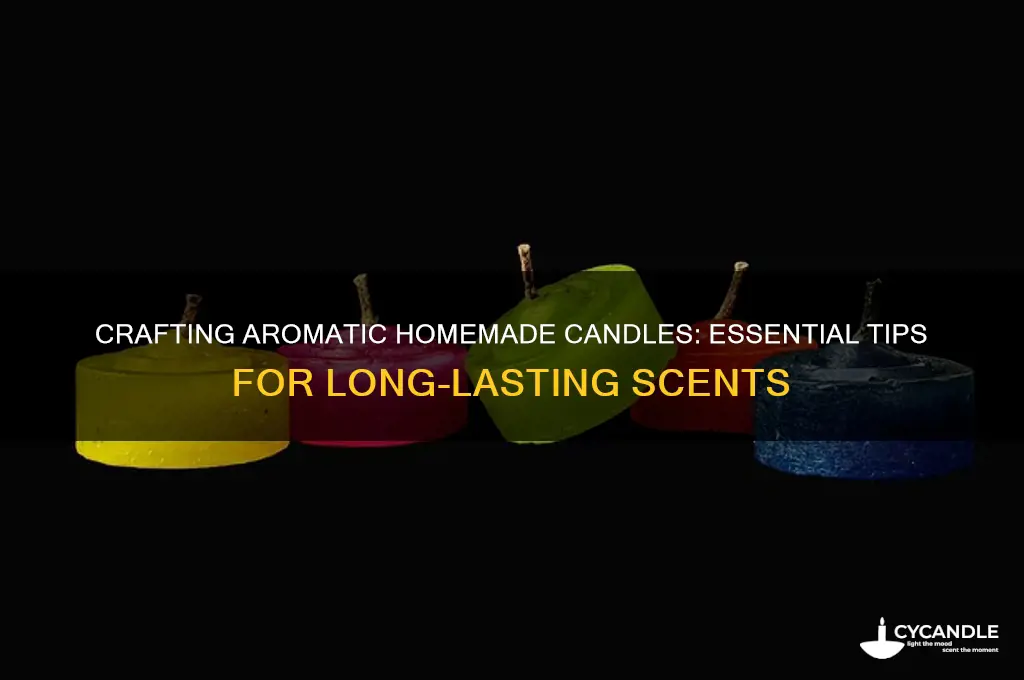 how to make homemade candles smell