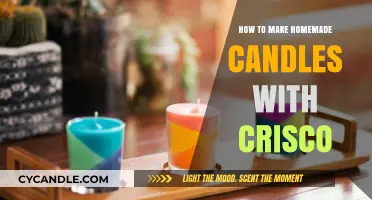 Crafting Homemade Candles with Crisco: A Simple DIY Guide