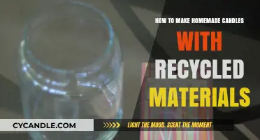 Eco-Friendly Candle Making: Crafting Homemade Candles from Recycled Materials