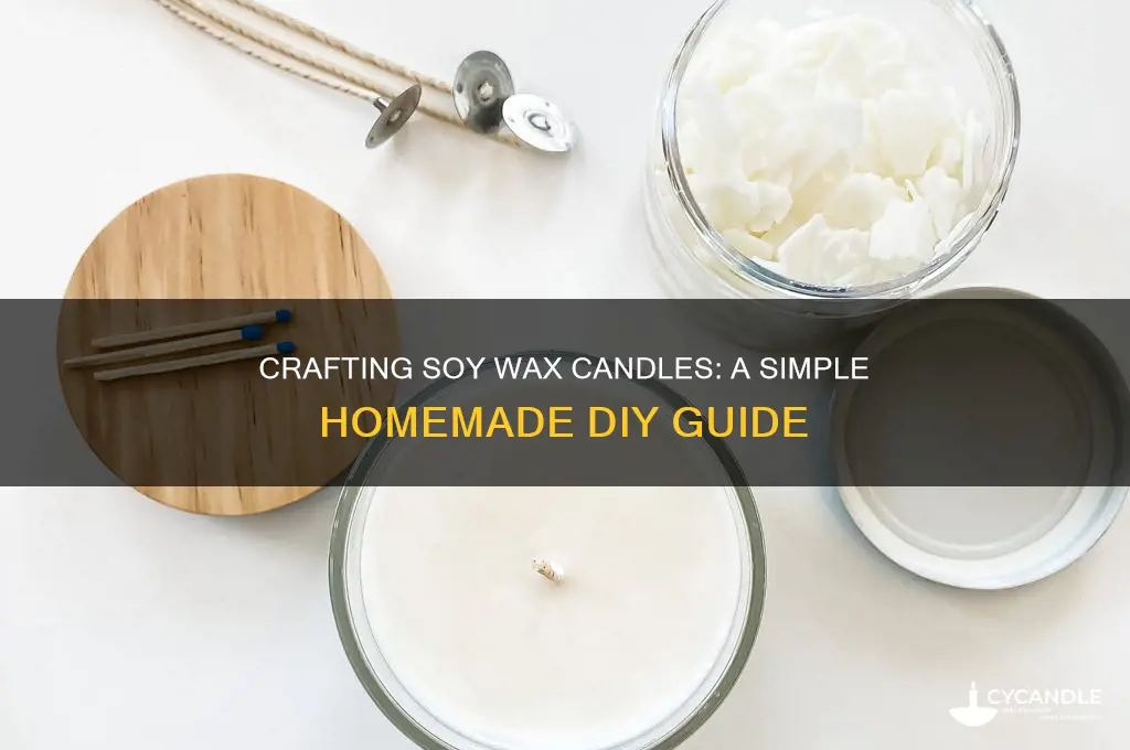 how to make homemade candles with soy wax