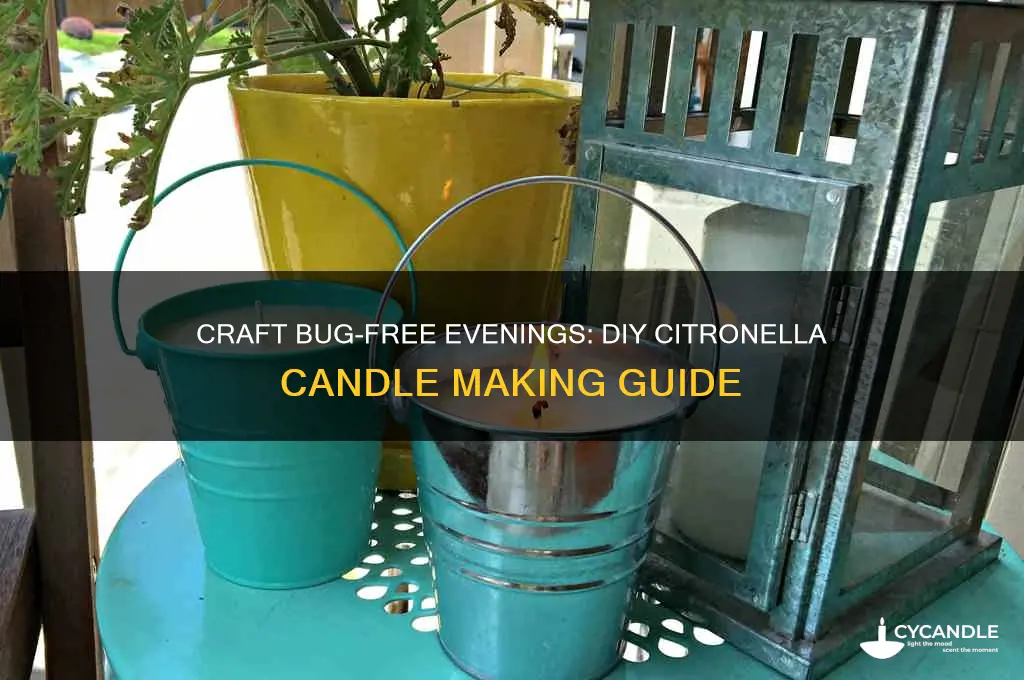 how to make homemade citronella candles