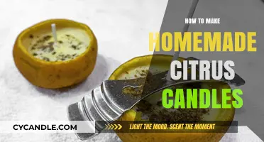 Crafting Homemade Citrus Candles: A Refreshing DIY Aromatherapy Guide