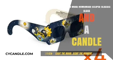 DIY Eclipse Glasses: Crafting Safe Viewing with Glass and Candle
