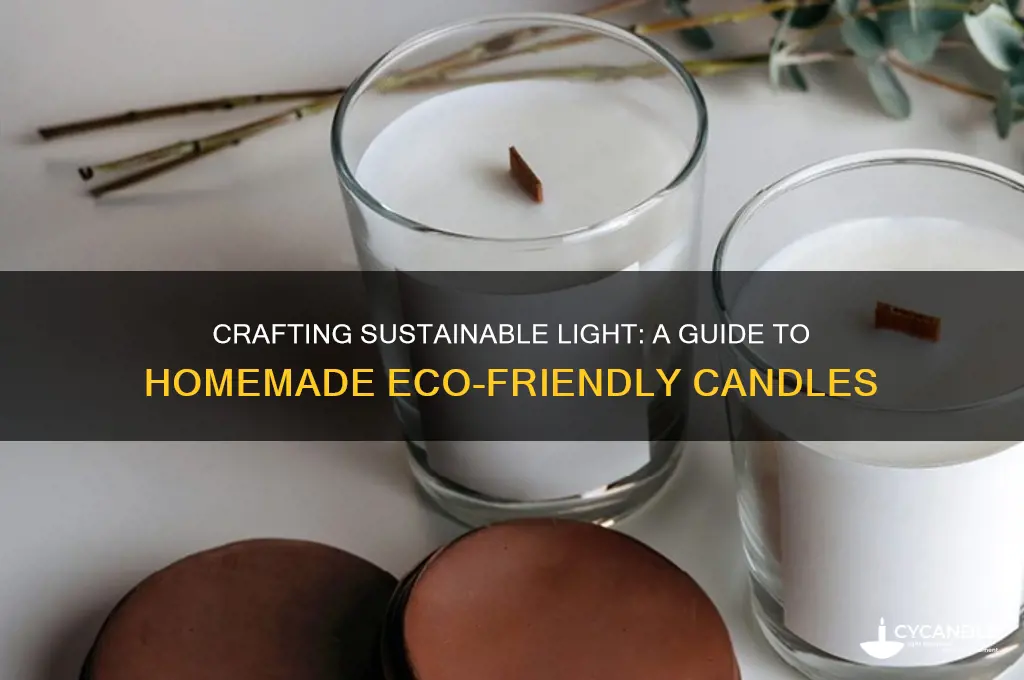 how to make homemade eco friendly candles