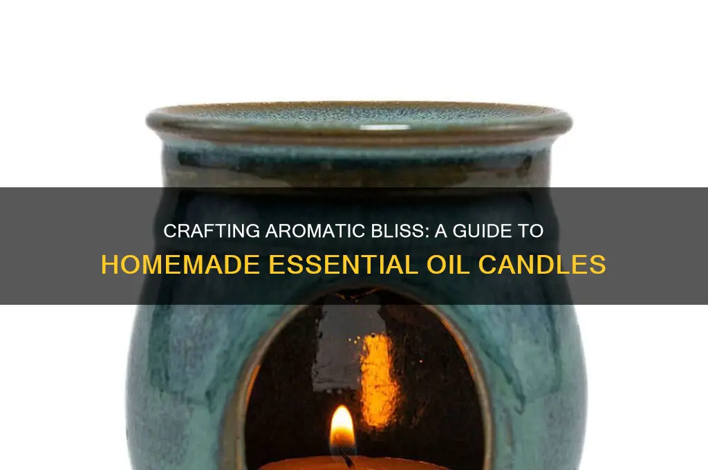 how to make homemade essential oil candles