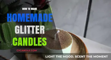DIY Sparkling Ambiance: Crafting Homemade Glitter Candles Step-by-Step