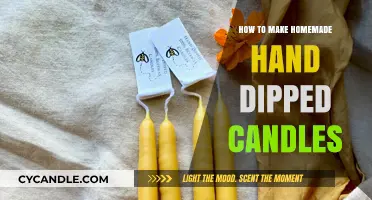 Crafting Homemade Hand-Dipped Candles: A Step-by-Step Guide