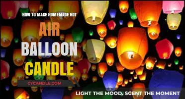 Crafting a Whimsical Homemade Hot Air Balloon Candle: DIY Guide
