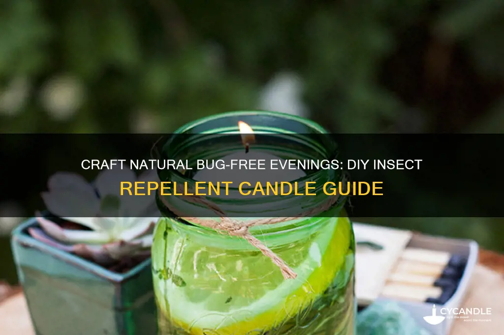 how to make homemade insect repellent candles