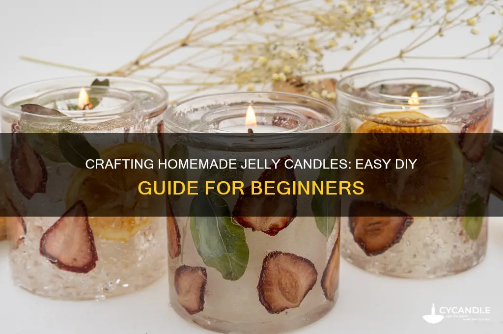 how to make homemade jelly candles