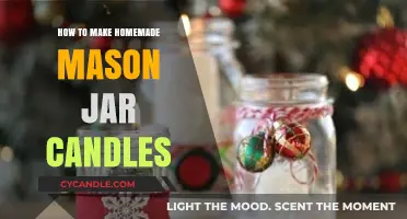 Crafting Cozy Homemade Mason Jar Candles: A Simple DIY Guide
