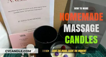 Crafting Relaxation: A Guide to Homemade Massage Candles