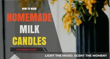 Crafting Creamy Homemade Milk Candles: A Step-by-Step Guide