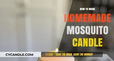 Craft Your Own Mosquito Repellent Candle: A Simple DIY Guide