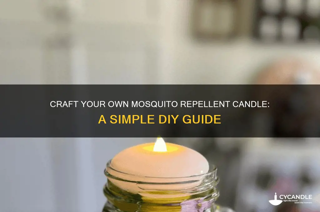 how to make homemade mosquito candle