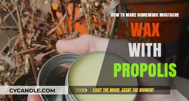 Crafting Natural Mustache Wax with Propolis at Home